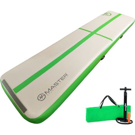 Pista acrobatica Airtrack MASTER 400 x 100 x 10 cm - Verde