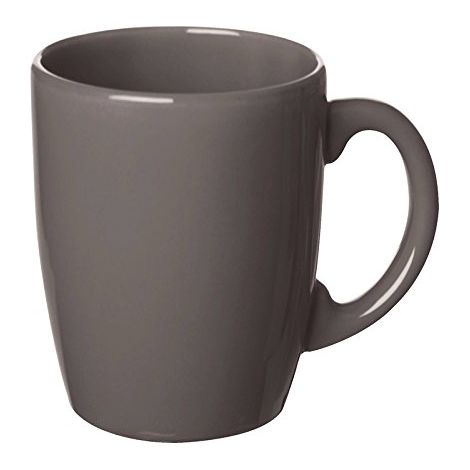 EXCELSATAZZA MUG TRENDY GRIGIA 260ML IN CERAMICA ACCESSORI CUCINA TAVOLA
