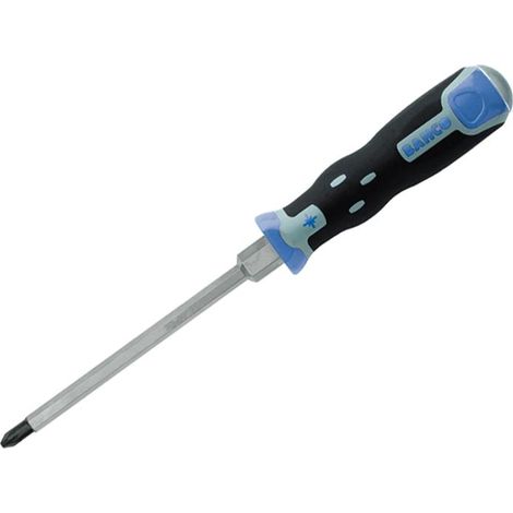 Bahco Tekno+ Through Shank Screwdriver Pozi Tip Pz2 X 125Mm
