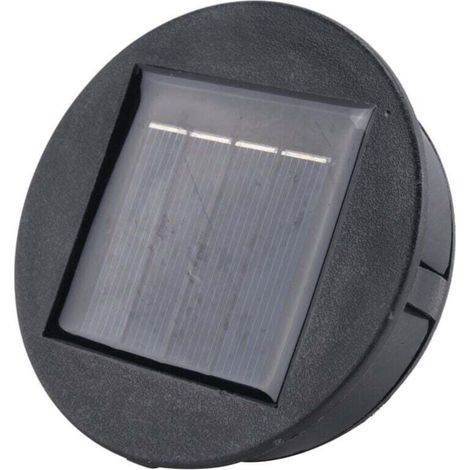 Lámpara solar LED redonda recargable con batería de iones de litio para iluminación de jardín exterior -Crezuo