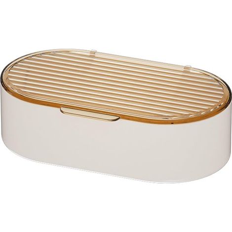 Seifenschale Seifenhalter Seifenbox Seifenmatte Seifendose Tragbare Seifenbox Seifenbox mit Deckel Badezimmeraccessoires Dusche Weiß (1/5)