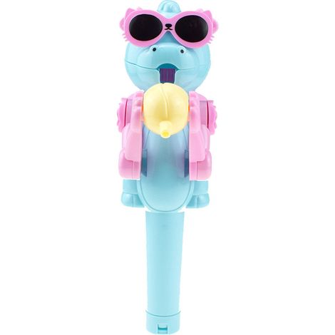 Étui de Stockage pour Sucettes 21cm en Forme de Dinosaure Bleu - Porte-Sucettes Robot Amusant pour Enfants