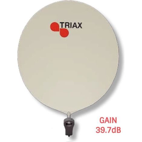 Antenne Parabolique - TRIAX - DAP 910 - 90CM - Crème - Gain 39.7dB (1/4)