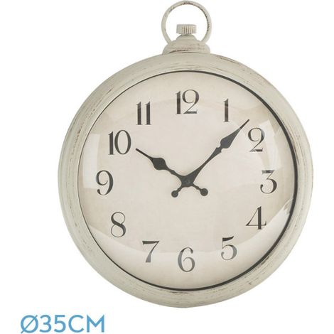 Orologio da parete Epoca Bianco 41x35x5cm Movimento Continuo (1/3)
