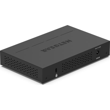 NETGEAR GS305PP Non-géré Gigabit Ethernet (10/100/1000) Connexion Ethernet, supportant l'alimentation via ce port (PoE) Noir (1/5)