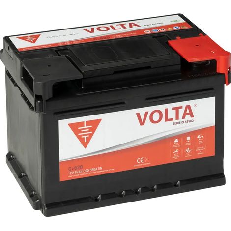 Batería de Coche 62 Ah 560 A EN Volta C+620D Classic Plus