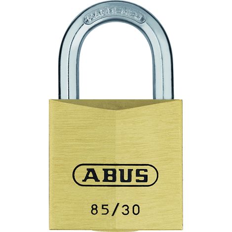 ABUS Zylindervorhangschloss 85, Messing massiv, 02446