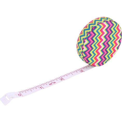 1 mètre ruban télescopique de 150 cm (60 pouces) pour l'entraînement corporel, la mesure du corps, la couture et les loisirs créatifs. (1/5)