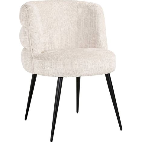 Chaise élégante beige ignifuge (1/5)