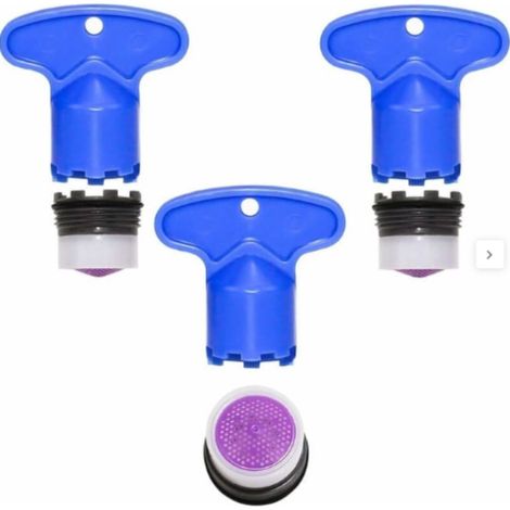 Aérateur de Mousseur Robinet M16 3pcs Insert Embout Robinet Cuisine Universel Economiseur d'eau pour Robinet (1/5)