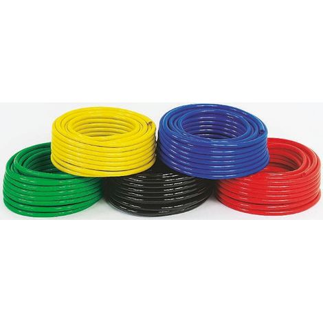 Tube flexible PVC renforcé, Ø 12.5mmx18.5mm, 25m, pour Produit chimique, Air comprimé, Alimentation, Liquide, Eau ( Prix pour 1 )