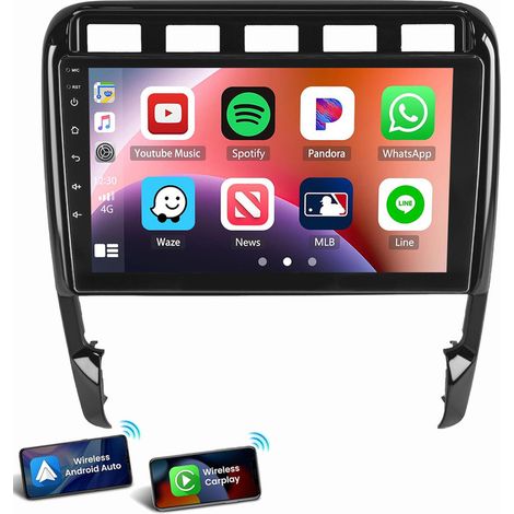 Autoradio Android 14 Carplay GPS Wifi BT pour Porsche Cayenne 9PA 2002-2010 1+32G (1/5)