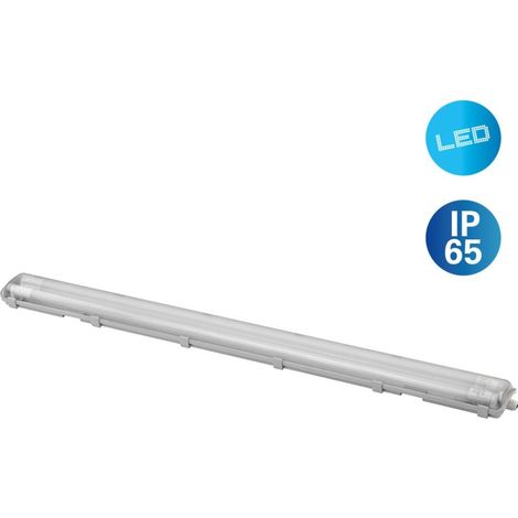 Feuchtraumleuchte Pipe 2flammig 150 cm T8, G13, 2x24 Watt, 4800 lm, 4000 K (1/2)