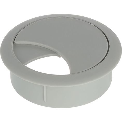 Pasacables redondo 60 mm gris claro de plástico H20 Riex EK62 (1/2)