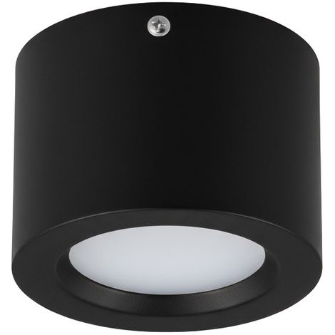 Plafonnier LED rond noir 10W 4200K – Éclairage homogène sans éblouissement – Angle de faisceau 100° – Installation rapide sur tous supports – Horoz Electric (1/5)