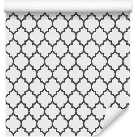 Carta da parati con motivi geometrici per soggiorno e camera da letto, 50x1000 cm (1/5)