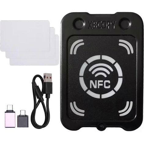 RFID-Smartcard-Lesegerät + NFC-Verschlüsselungsschlüsselleser für 3 CUID-Karten
