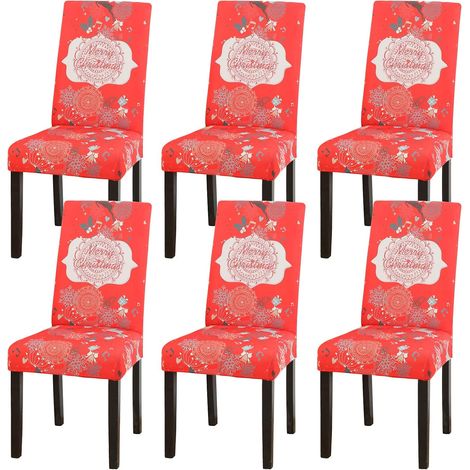 Coprisedia elasticizzato per sala da pranzo - Coprisedia protettivo - Stile europeo - Ideale per matrimoni, banchetti, feste, Natale e compleanni. (1/5)