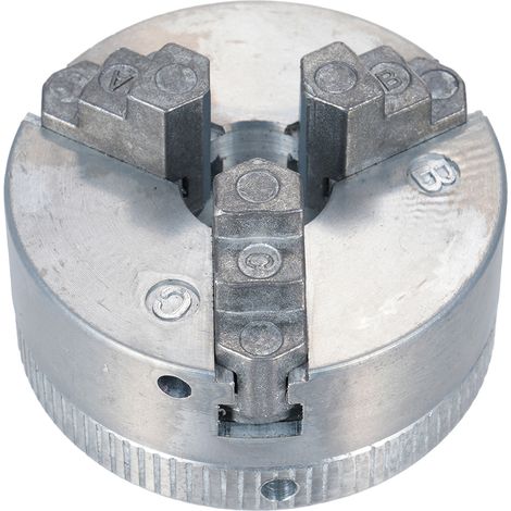 Mandrin de tour 3 mors autocentrant avec clé en T vis de fixation clé de serrage rectification intérieure extérieure accessoire de tour pour tour imprimante 3D perceuse fraiseuse (1/5)