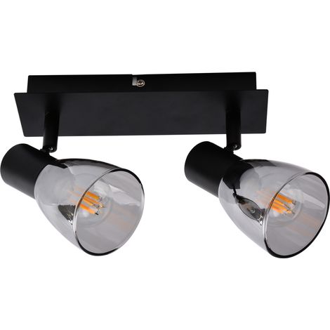 Primaster Deckenstrahler 2er LED Spot Miami E14 20 x 12,5 cm schwarz Deckenlampen & Kronleuchter (1/3)