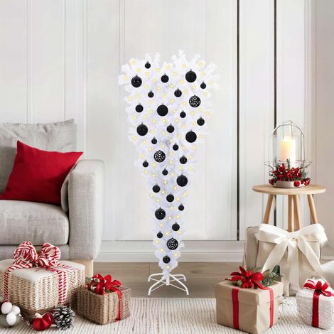 Artificial Christmas Tree with Stand White 120 cm PVC and Steel vidaXL (1/5)