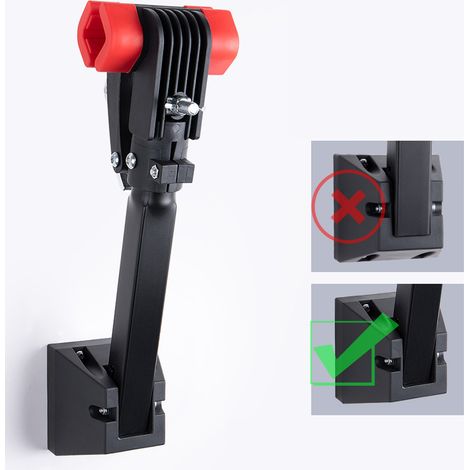 Wandhalterung für Fahrräder, verstellbare Breite, langlebig und robust, geeignet für Rennräder und Mountainbikes, Einheitsgröße. (1/4)
