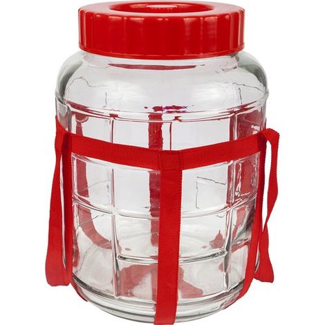 Barattolo multiuso da 5 l per vino e conserve + cinghie 601650