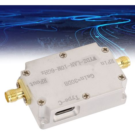 Rauscharmer 10 MHz-6 GHz-Verstärker mit hoher Verstärkung und hoher Linearität, Frontempfänger für UKW-Radio (1/5)