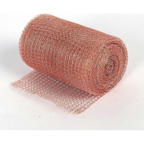 Grille en cuivre antirouille, fil de cuivre pur, facile à façonner, mise à la terre, filtre dense, bricolage, art, jardinage, protection contre les insectes, tête de brosse de nettoyage de clôture ( ) (1/5)