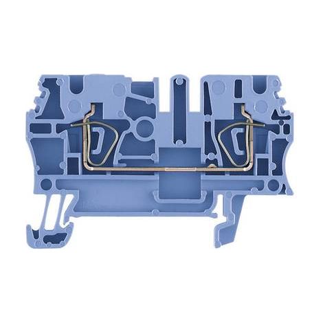 Bloc de jonction de passage Weidmüller ZDU 6 BL 1608630000-1 bleu 1 pc(s) D15073 (1/2)