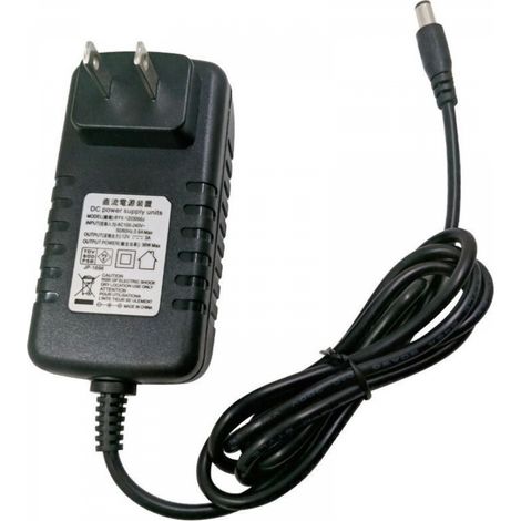 Alimentation univers, adaptateur chargeur 12V / 2A chargeur de batterie au lithium, adapté aux voitures, jouets et équipements électroniques. (1/4)