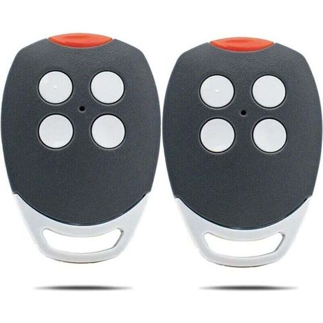 Télécommande universelle pour portail garage – Compatible Ditec GOL4C, ZEN2C, ZEN4C – Lot de 2 modèles sans marquage visible