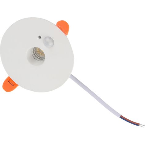Spot LED encastré rond 9W 4000K économique capteur de présence PIR ABS trou 75mm pour couloir entrée salon balcon 1 pièce (1/5)