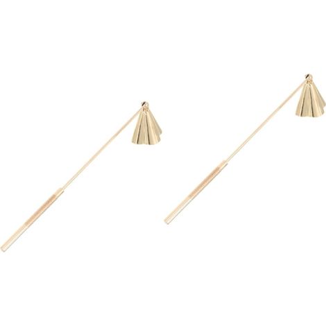 Ensemble Coupe-mèche Et Éteignoir pour Bougies Fines De 1 Cm De Diamètre 2 Pièces Accessoires Coupe-feu (1/5)