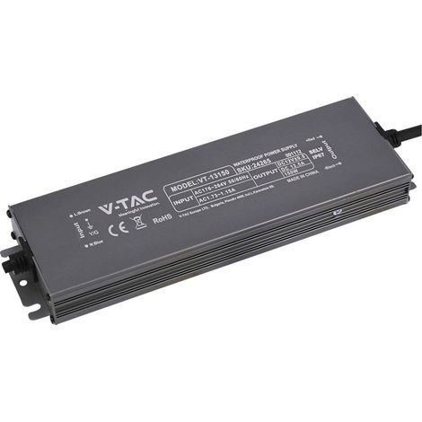 V-TAC VT-13150 Trasformatore per LED Tensione costante 150 W 12.5 A 12 V/DC non dimmerabile 1 pz. (1/3)