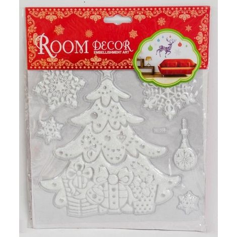 Pegatinas navideñas para vidrieras 20 x 21 cm 2618