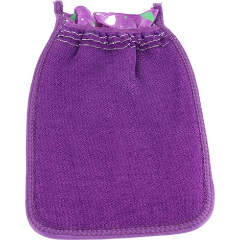 Gant exfoliant double face pour le corps, gant de douche et serviette de bain élégants, accessoire de bain (1/5)