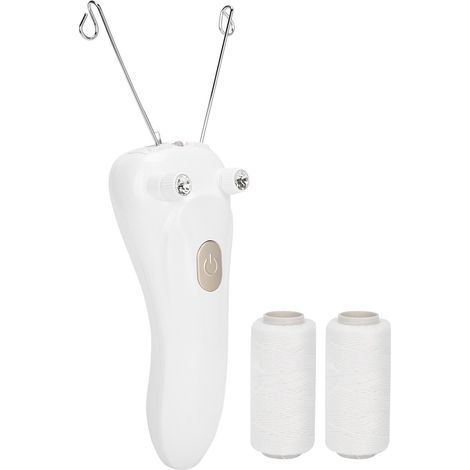 Épilateur électrique à fil de coton rechargeable par USB, appareil d'épilation du visage et du corps, couleur or (1/5)