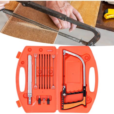 Mini scie multifonctionnelle pour le travail du bois, coffret rouge (1/5)