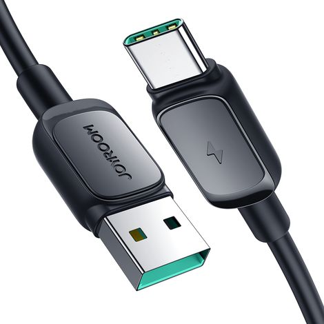 USB-Kabel – USB-C 3A 1,2 m schwarz (1/5)