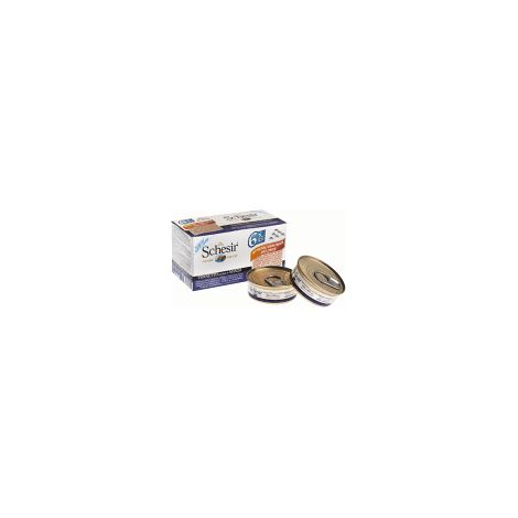 Schesir M-pak, mélange de saveurs d'aliments humides pour chats, 24 sachets de 50 g