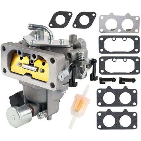 Carburateur 15004-1010 pour Kawasaki FH641V FH661V FH721V FX850V 22 HP Moteur, remplace 15004-7024 15004-0757 15004-1005 15004-0763, avec Joints, Filtre à Carburant