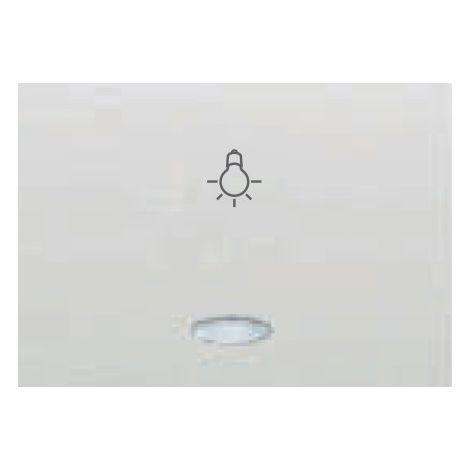Tecla pulsador bombilla luminoso BLANCO BJC Coral 21717-L
