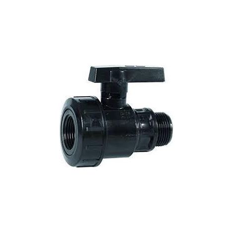 Raccordo Nylon Valvola a Sfera Monoghiera in PVC 2MF 3/4 X 3/4 Confezione 5 pz (1/2)