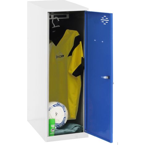 Simonrack Mini armadietto bianco e blu sicuro