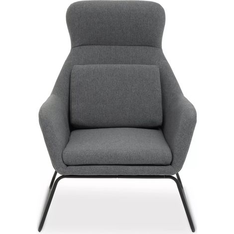 Interiors by Premier Grey Fabric Chair, Easy Care Fabric Chair, Indoor Dining with Fabric Dinner Armchair (1/5)