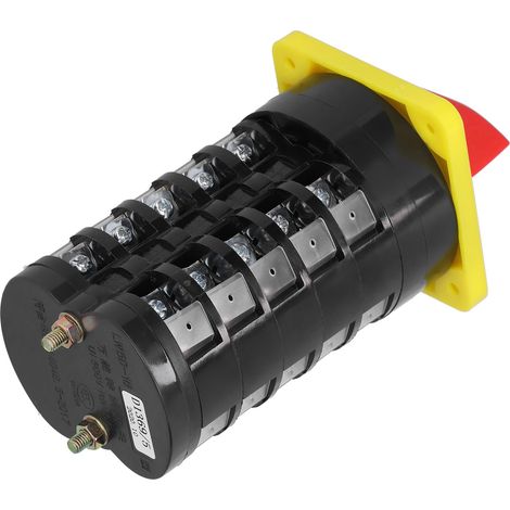 Commutateur rotatif à 3 positions, transfert universel, fournitures industrielles LW5D-16D1369/5, 110-500 V, 16 A (1/5)