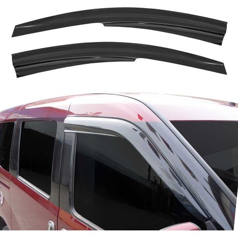 Déflecteurs De Vent Pluie d'air Compatible avec Fiat Fiorino Qubo 2007-2017 Acrylique 2 Pcs (1/5)