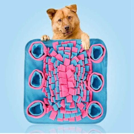 MINKUROW Schnüffelmatte Hunde Suchmatte Schnüffelmatte Hundematte,Dog Smelling Training Intelligence Toy,Schnüffelmatte Geruchsempfindungsmatte 45×45cm (1/5)