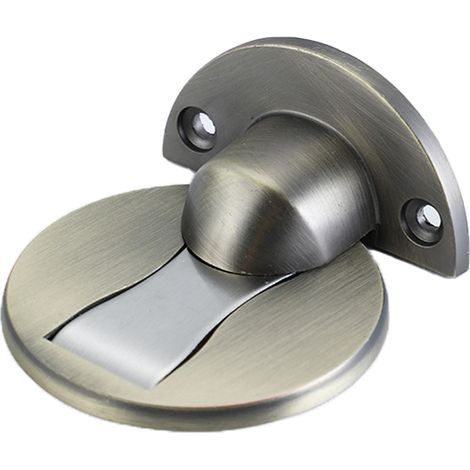 Door Stopper - Floor Mount Invisible Door Stop with 3M Adhesive - For Home Office Bedroom Bathroom - 1 Piece